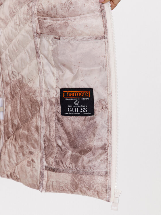 Guess Guess Αμάνικο Μπουφάν Ginger W3RN53 WF5C2 Λευκό Slim Fit