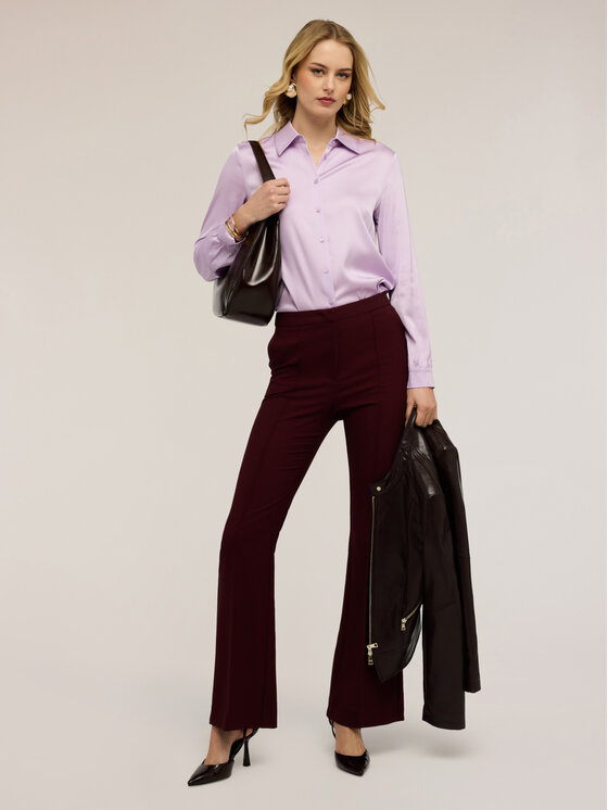 Motivi Motivi Camicia 5192Q400953N009 Viola Regular Fit