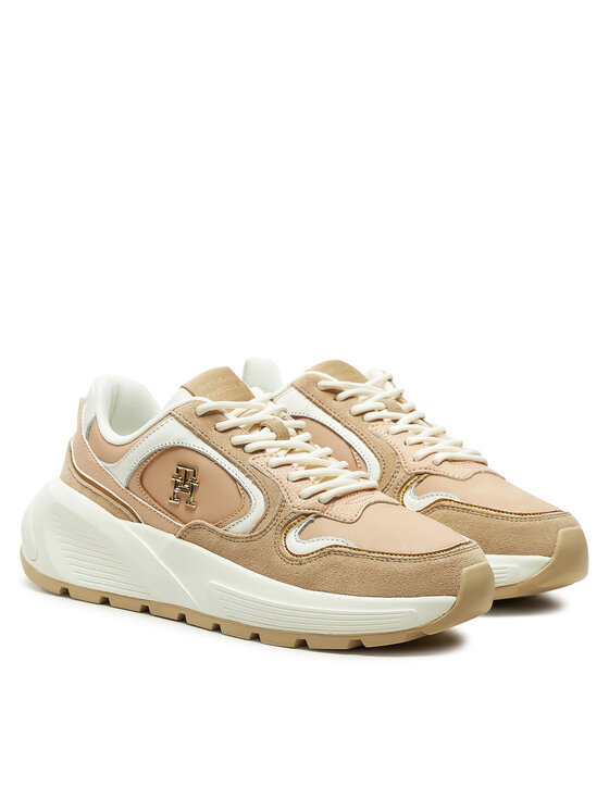 Tommy Hilfiger Tommy Hilfiger Сникърси Chunky Fashion Runner FW0FW08129 Розов
