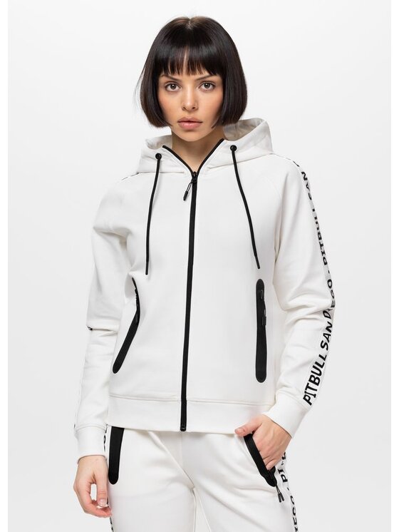 PITBULL PITBULL Bluza TAPE EXPLORY Biały Regular Fit