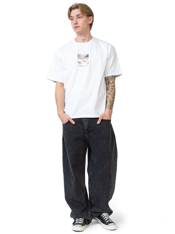 Mercur Mercur T-Shirt Himalaya Biały Comfortable Fit