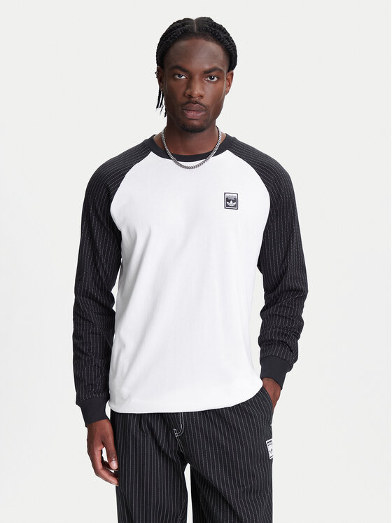 adidas adidas Longsleeve Wabash Baseball JW0164 Alb Loose Fit