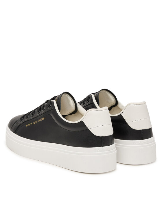Tommy Hilfiger Tommy Hilfiger Sneakers Chic Cupsole FW0FW09107 Negru