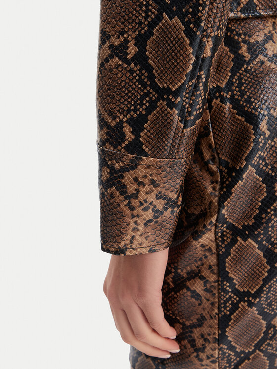 ONLY ONLY Ādas imitācijas jaka Paris 15365492 Brūns Regular Fit