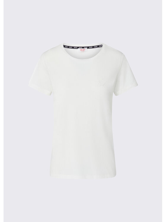 Liu Jo Liu Jo T-shirt TF6240JS923L9494 Bianco Regular Fit