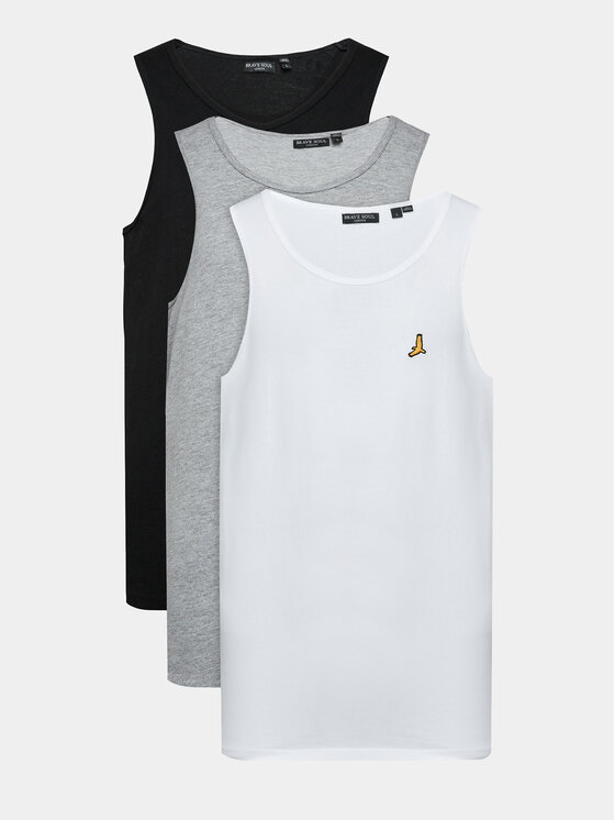 Set di 3 tank top Brave Soul