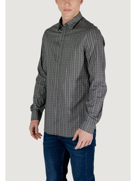 Armani Exchange Armani Exchange Koszula XM000625 AF13184 Czarny To Fit