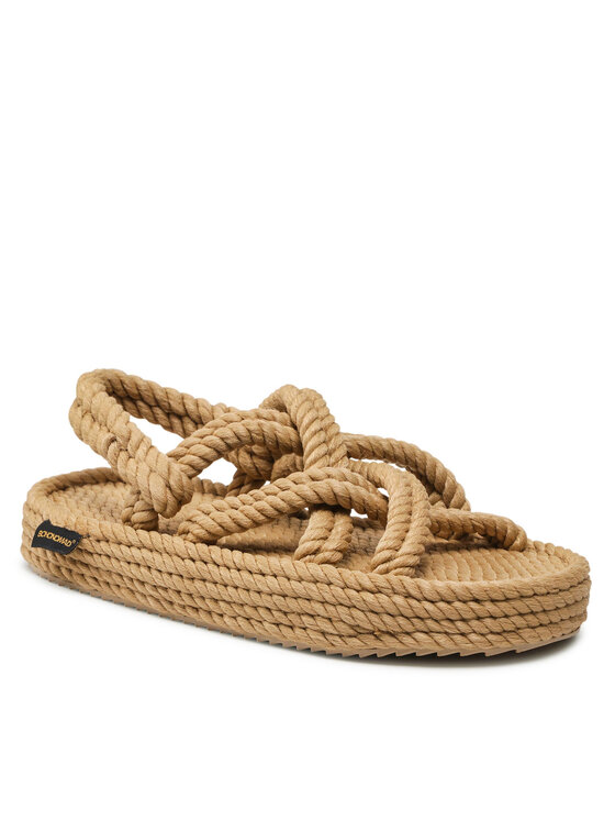 Bohonomad Bohonomad Sandalen Bodrum Platform BOD.0012.PRS Beige