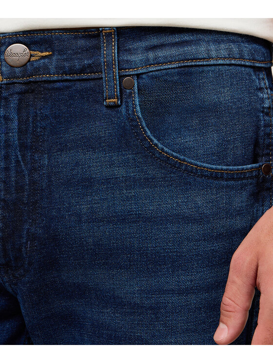 Wrangler Wrangler Jeansy 112360384 Granatowy Straight Fit