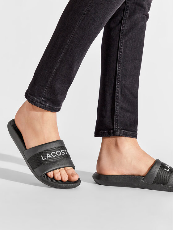 Lacoste Lacoste Plätud Croco Slide 0721 1 Cma 7-41CMA000702H Must
