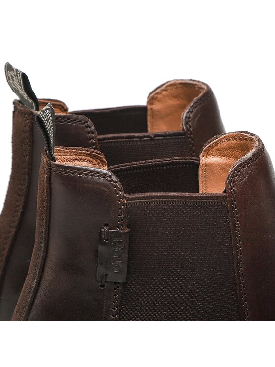 Polo Ralph Lauren Polo Ralph Lauren Kotníková obuv s elastickým prvkem Talan Chlsea 803754411003 Hnědá
