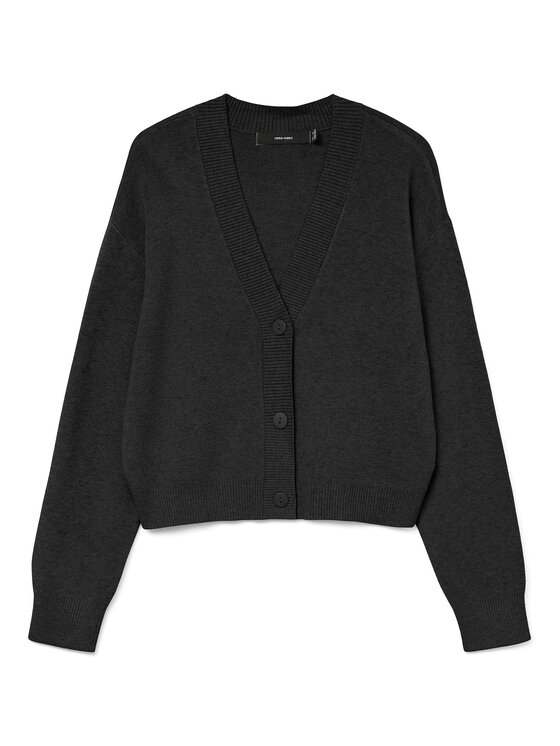 Vero Moda Vero Moda Kardigan Gold Art 10332210 Czarny Regular Fit