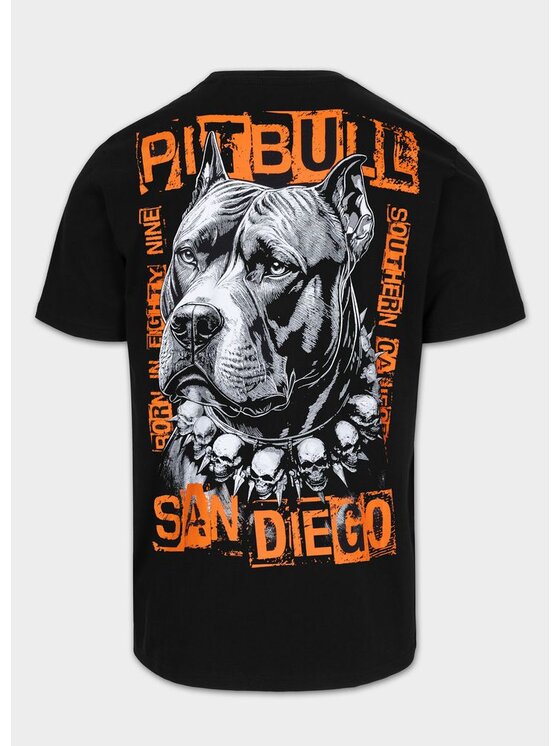 PITBULL PITBULL T-Shirt BLACKY Czarny Regular Fit