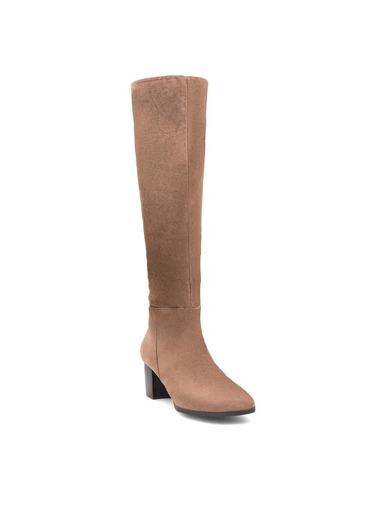 DeeZee DeeZee Μπότες Hallie LS5987-01 Μπεζ