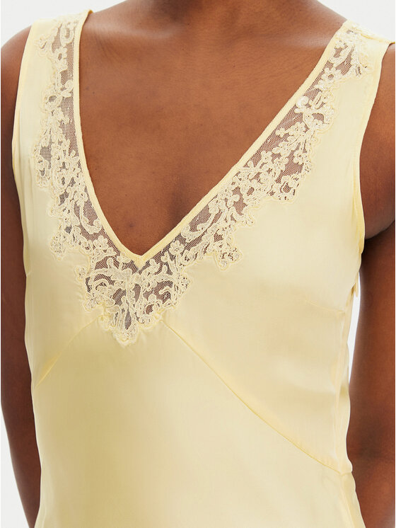 TWINSET TWINSET Vakarinė suknelė 251TP2370 Smėlio Regular Fit