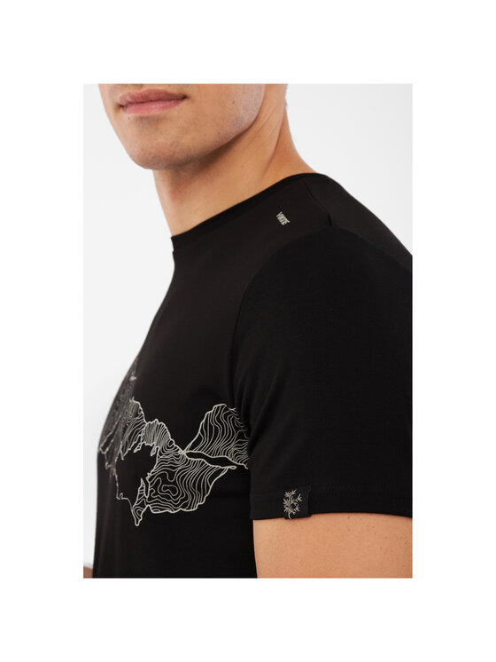 Viking Viking T-Shirt Lenta Light Man Czarny Regular Fit