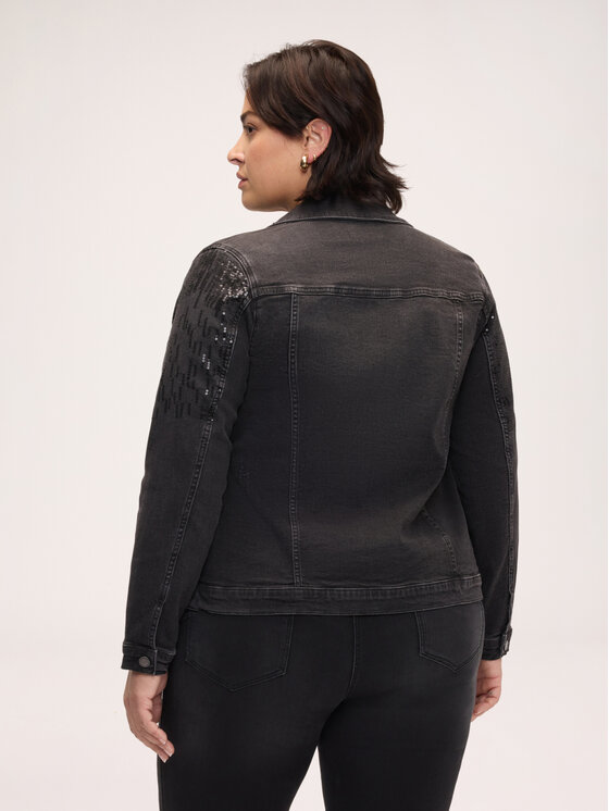 Fiorella Rubino Fiorella Rubino Marynarka R412T001334N033 Czarny Boxy Fit
