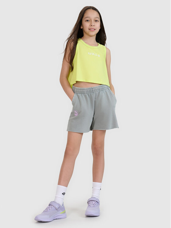 4F 4F Tank top SWELLS OF THE OCEAN Zielony Oversize