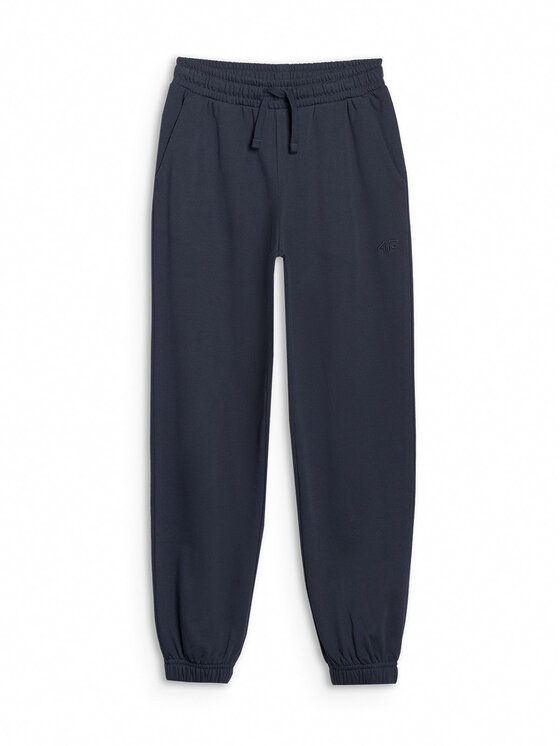 4F 4F Spodnie dresowe BASIC+ Granatowy Oversize