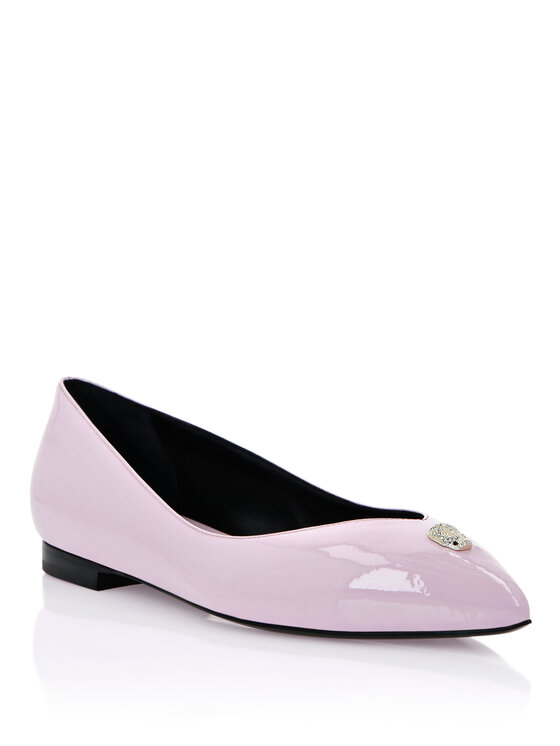 Baleriny PHILIPP PLEIN, Rozmiar 36, Fioletowe, 1561