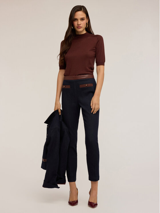 Motivi Motivi Cardigan M386W003470N022 Bordeaux Regular Fit