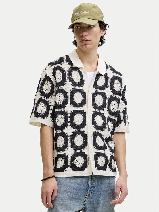 Jack & Jones Cămașă Rorchard 12293276 Bej Loose Fit