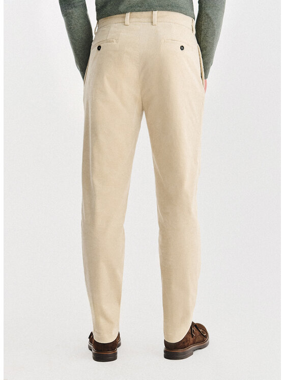 Pako Lorente Pako Lorente Spodnie materiałowe P25WF-WX-005 Beżowy Regular Fit