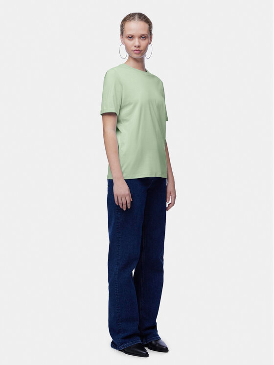 Pieces Pieces Majica Ria 17086970 Zelena Regular Fit