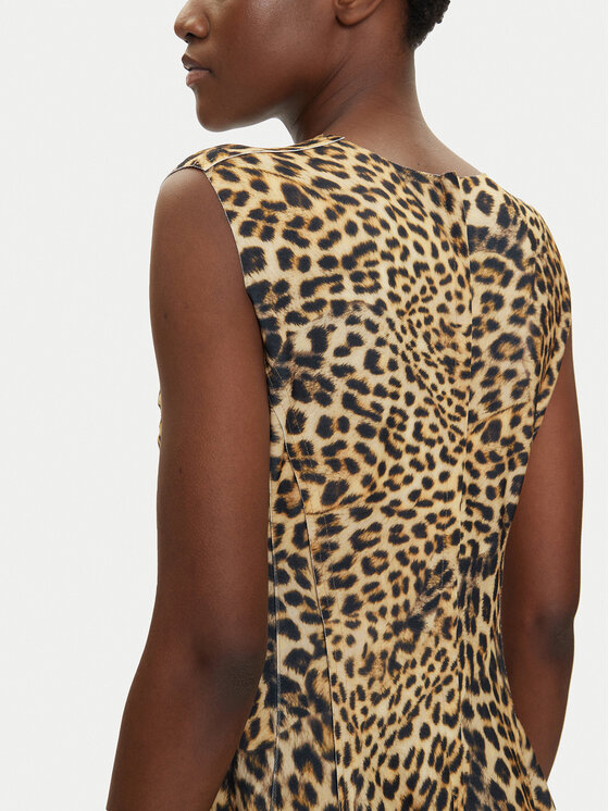 NORMA KAMALI NORMA KAMALI Ежедневна рокля Grace KK4243PL179656 Кафяв Regular Fit