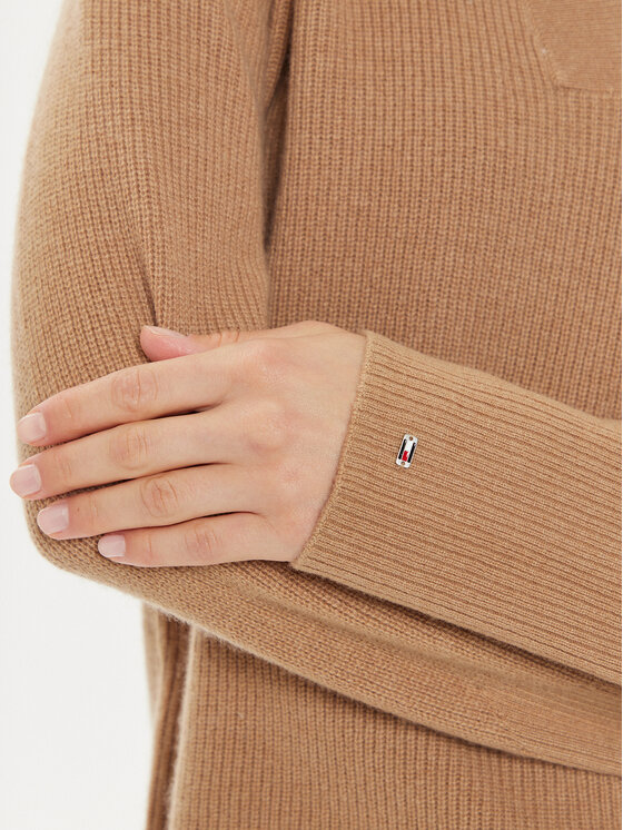 Tommy Hilfiger Tommy Hilfiger Pullover WW0WW43101 Beige Relaxed Fit