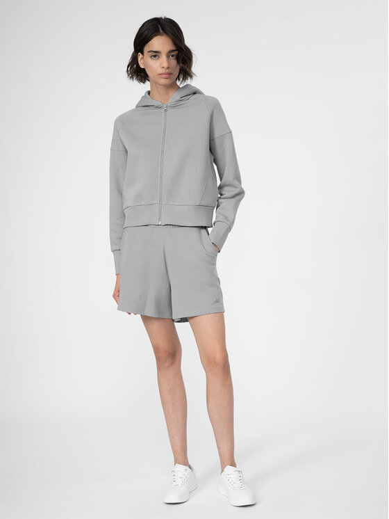 4F 4F Αθλητικό σορτς 4FSS23TSHOF070 Γκρι Regular Fit