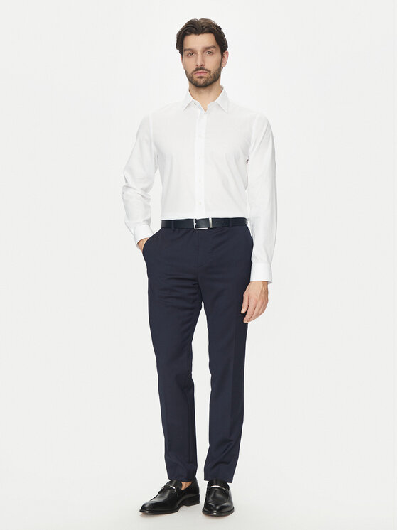Michael Kors Michael Kors Cămașă MK0DS01501 Alb Slim Fit