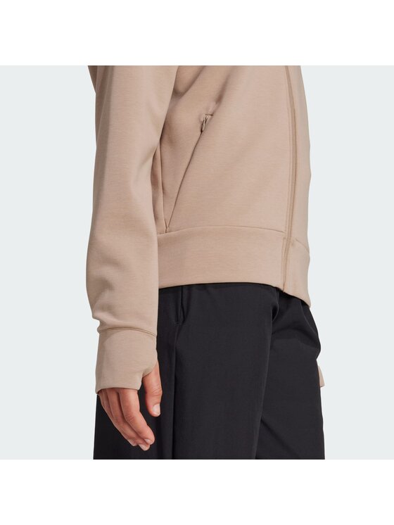 adidas adidas Bluza techniczna 140019 Brązowy Loose Fit