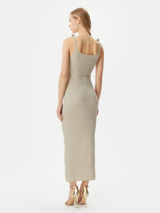 Marella Marella Vestito di maglia Porto1 2513321121 Beige Slim Fit