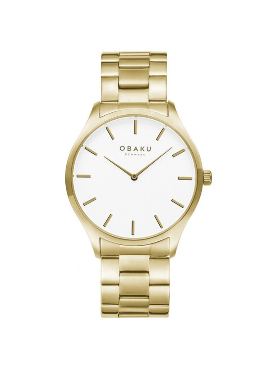 Obaku Obaku Hodinky V260LXGISG Zlatá