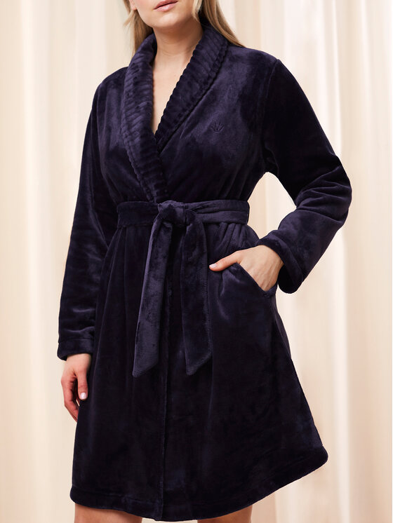 Triumph Triumph Halāts Robes Fleece Robe 01 10216526 Tumši zils
