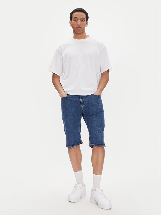 Tommy Jeans Tommy Jeans Kratke traperice Ryan DM0DM21851 Plava Slim Fit