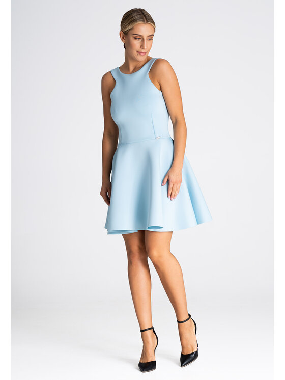 FIGL FIGLFIGL Vestito M973 Blu Regular Fit