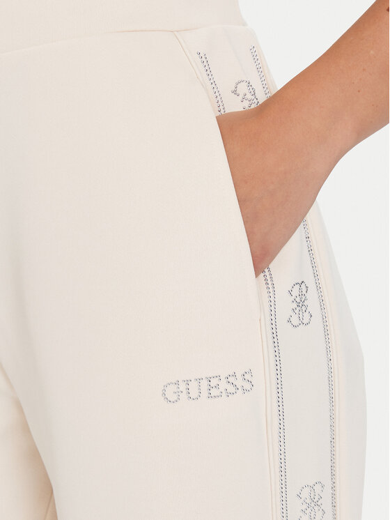 Guess Guess Melegítő alsó V5BB12 KCX22 Világos bézs Wide Leg