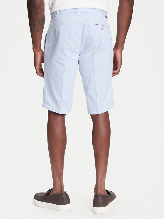 Robe di Kappa Robe di Kappa Szorty materiałowe Oris 600BTI0 Błękitny Slim Fit