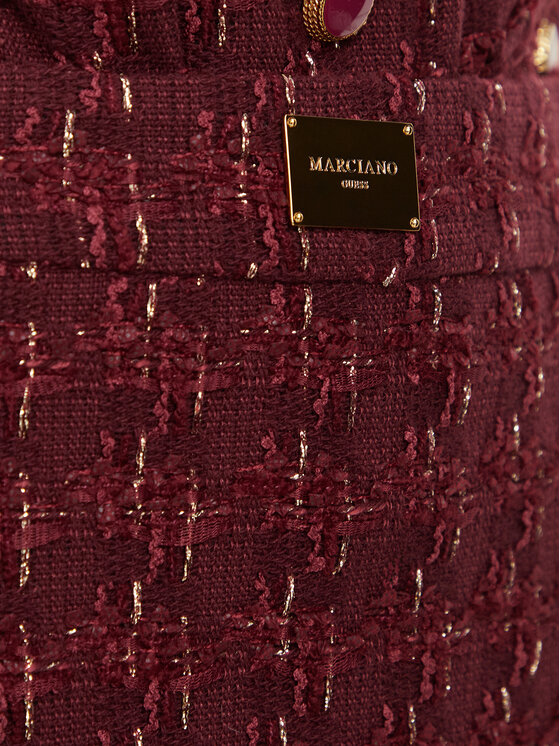Marciano Guess Marciano Guess Trapézová sukně G6BD05 W4326 Bordó Regular Fit
