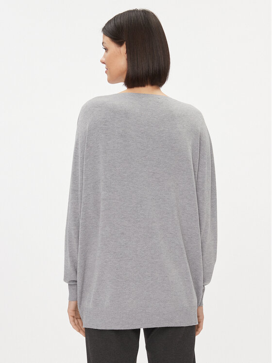 Kontatto Kontatto Megztinis 3M1015 Pilka Regular Fit