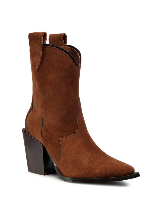 Solo Femme Solo Femme Polokozačky 91607-13-K23/000-13-00 Hnědá