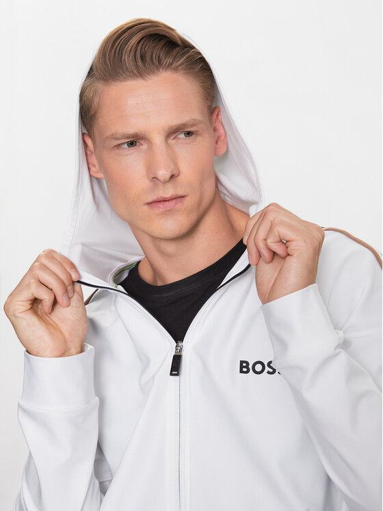 BOSS Boss Суитшърт Sicon 50504552 Бял Regular Fit