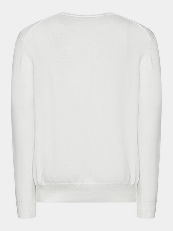 La Martina La Martina Pullover Wilmar WMS002 YW091 Weiß Regular Fit