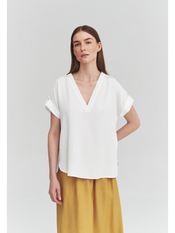 TATUUM TATUUM Halenka ALEA 3 Bílá Loose Fit