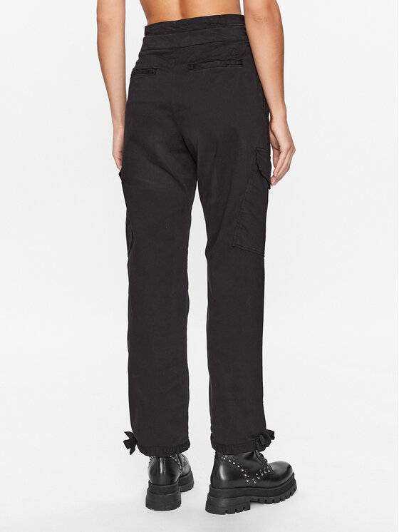PINKO Pinko Hlače iz tkanine 101786 A15L Črna Regular Fit