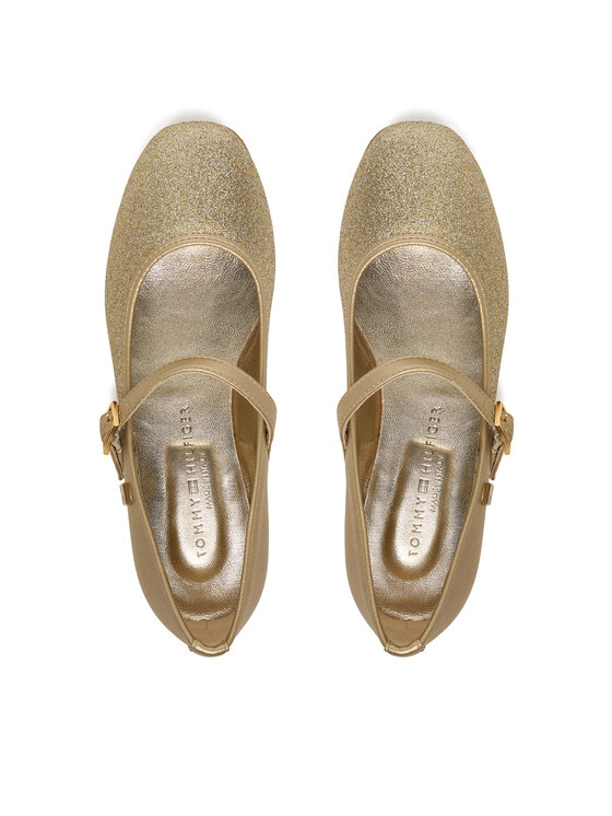 Tommy Hilfiger Tommy Hilfiger Balerīnas Ballerina T4A3-33930-0572 S Zelta
