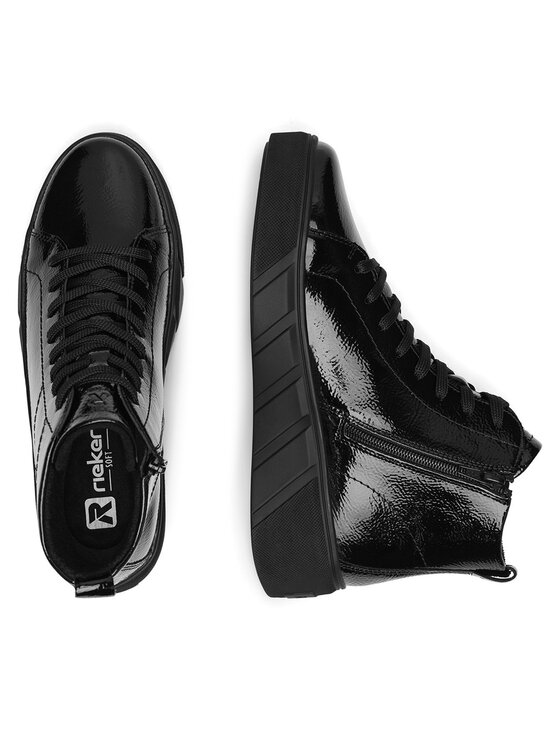 Rieker Revolution Lifestyle Rieker Revolution Lifestyle Μποτάκια W0561-01 Μαύρο