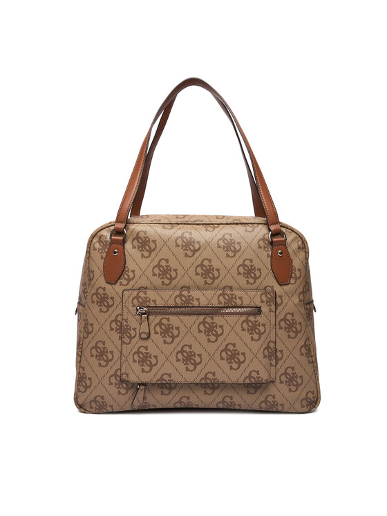 Guess Guess Τσάντα Σαββατοκύριακου Erenia Travel TWSO78 38916 Μπεζ
